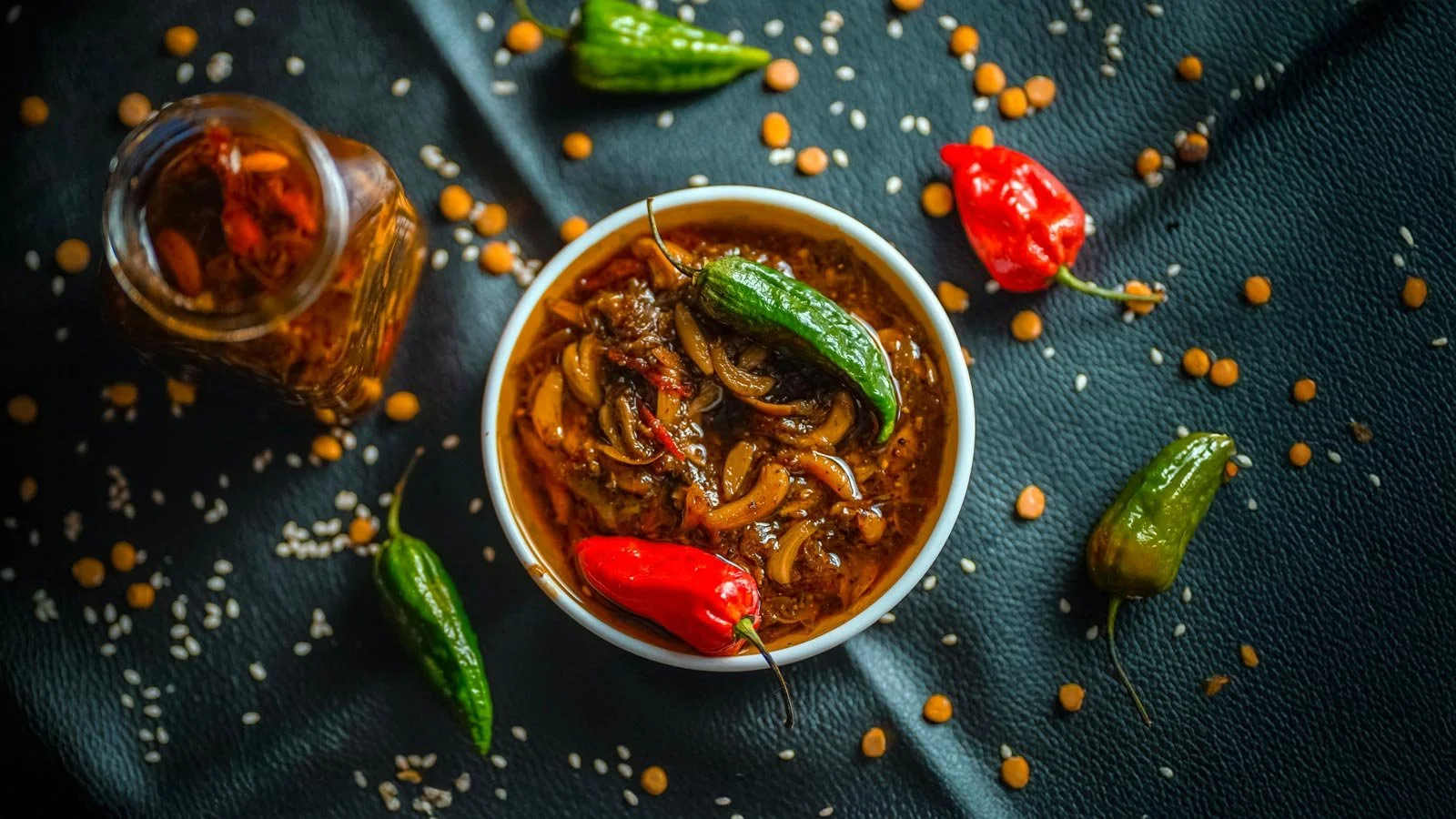 Close-Up Shot of Spicy and Tasty Food