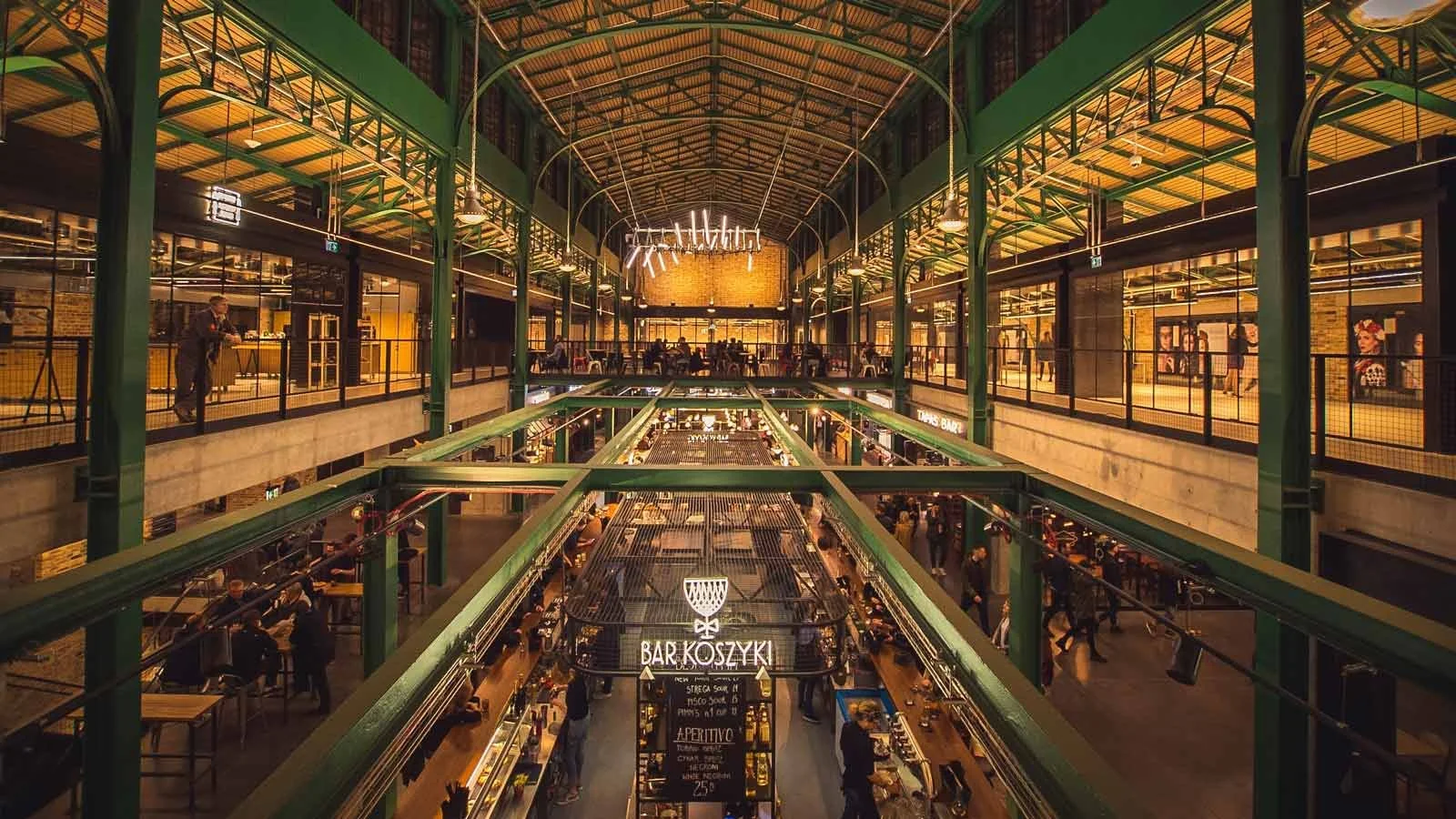 Polish market hall